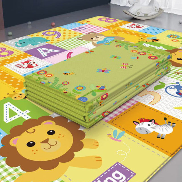 Spielmatte für Kinder - faltbarer Kinderteppich, Baby Spielmatte