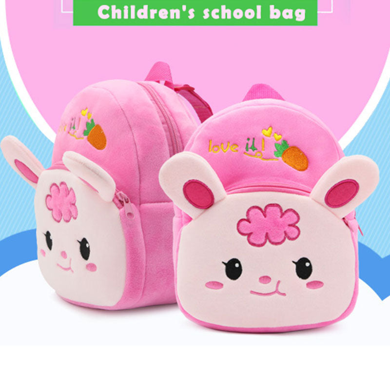 Mini Cartoon Kids Plush Backpacks Baby Toy Schoolbag Student Kindergarten Backpack Cute Children School Bags for Girl Schoolbags