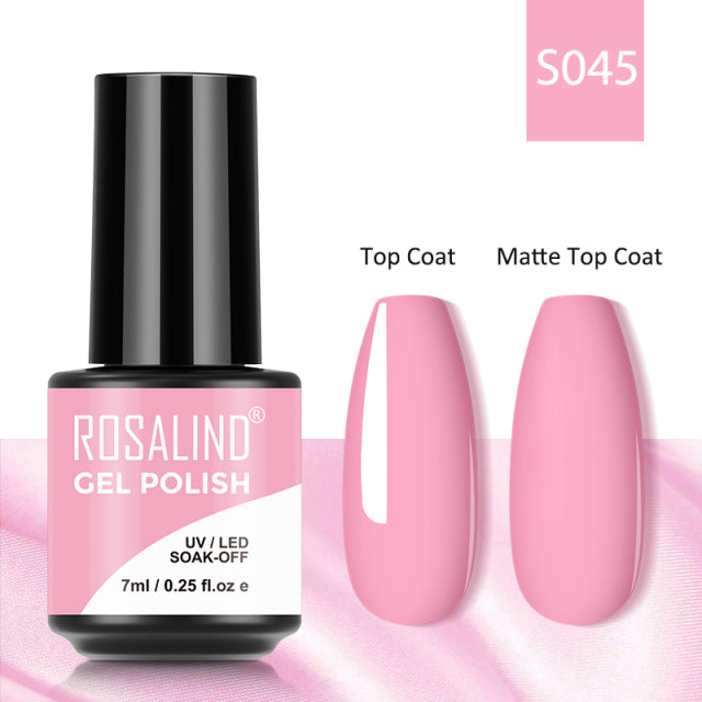 ROSALIND 7ML Gel Nail Polish Colorful Glitter UV Nail Gel Vernis Semi Permanent Gel For Manicure Soak off Varnishes Nail Art