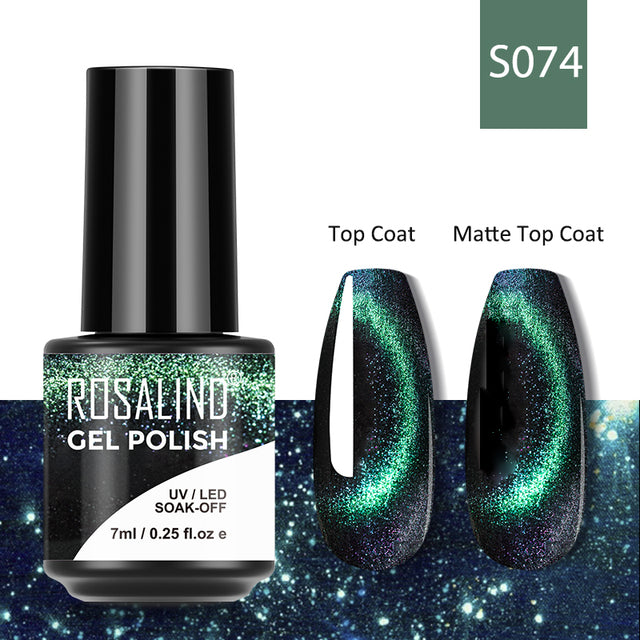 ROSALIND 7ML Gel Nail Polish Colorful Glitter UV Nail Gel Vernis Semi Permanent Gel For Manicure Soak off Varnishes Nail Art