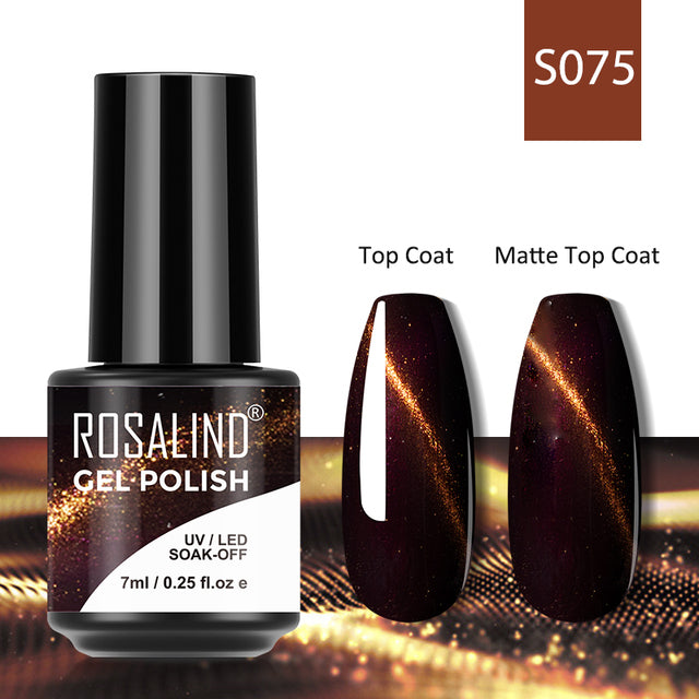 ROSALIND 7ML Gel Nail Polish Colorful Glitter UV Nail Gel Vernis Semi Permanent Gel For Manicure Soak off Varnishes Nail Art