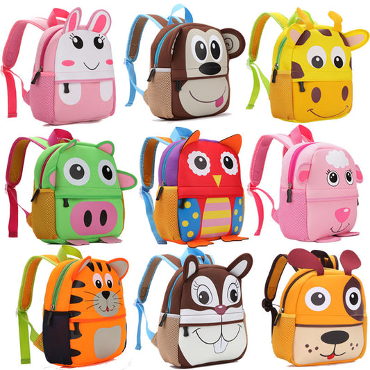 2021 New 3D Animal Children Backpacks