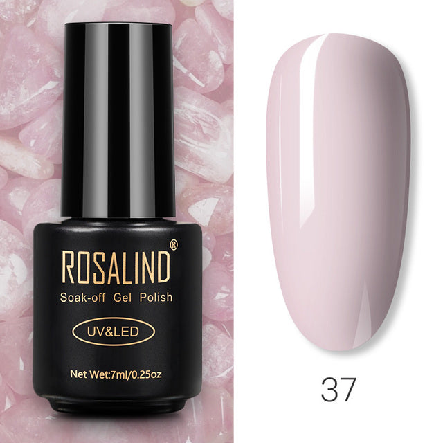 ROSALIND Nail Gel Polish Glitter Series Gel Varnishes All For Manicure Soak Off UV Lamp Nails Art Semi Permanent Gel Polish