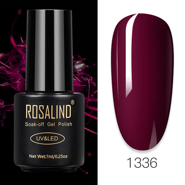 ROSALIND Nail Gel Polish Glitter Series Gel Varnishes All For Manicure Soak Off UV Lamp Nails Art Semi Permanent Gel Polish