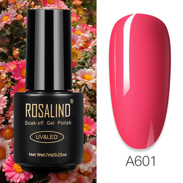 ROSALIND Nail Gel Polish Glitter Series Gel Varnishes All For Manicure Soak Off UV Lamp Nails Art Semi Permanent Gel Polish