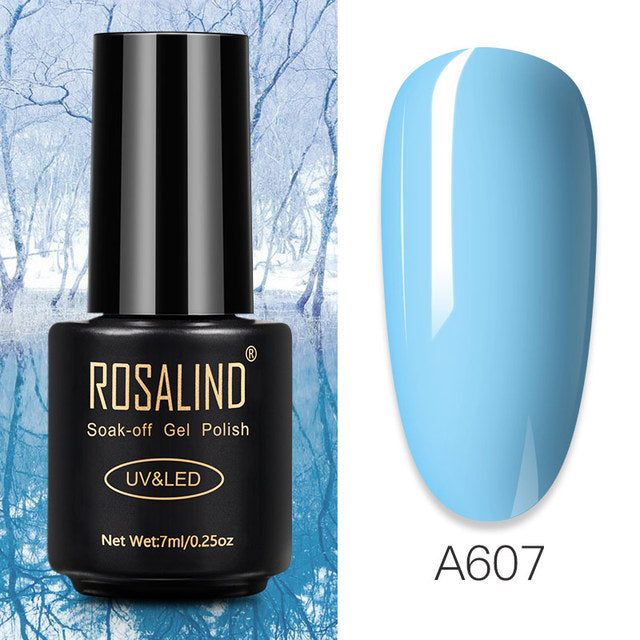 ROSALIND Nail Gel Polish Glitter Series Gel Varnishes All For Manicure Soak Off UV Lamp Nails Art Semi Permanent Gel Polish