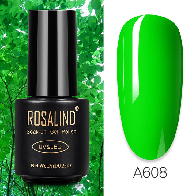 ROSALIND Nail Gel Polish Glitter Series Gel Varnishes All For Manicure Soak Off UV Lamp Nails Art Semi Permanent Gel Polish