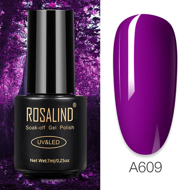 ROSALIND Nail Gel Polish Glitter Series Gel Varnishes All For Manicure Soak Off UV Lamp Nails Art Semi Permanent Gel Polish