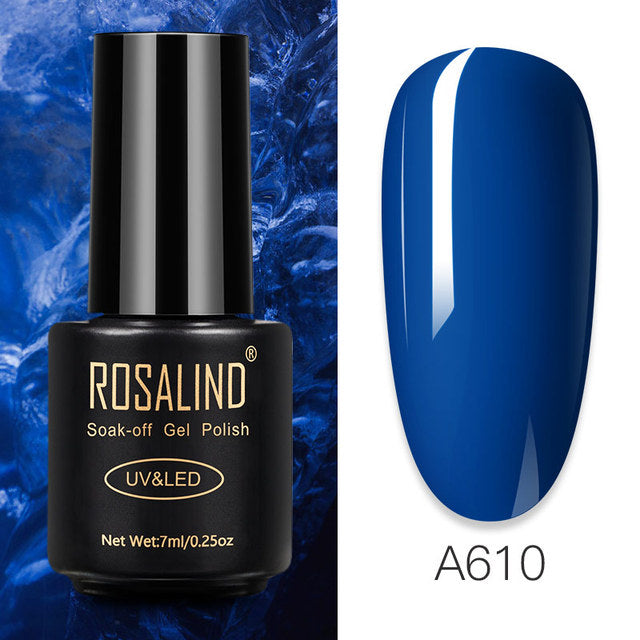 ROSALIND Nail Gel Polish Glitter Series Gel Varnishes All For Manicure Soak Off UV Lamp Nails Art Semi Permanent Gel Polish