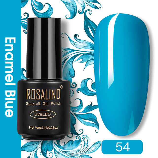 ROSALIND Nail Gel Polish Glitter Series Gel Varnishes All For Manicure Soak Off UV Lamp Nails Art Semi Permanent Gel Polish