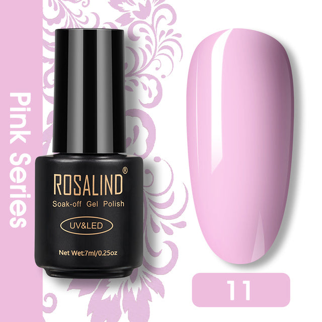 ROSALIND Nail Gel Polish Glitter Series Gel Varnishes All For Manicure Soak Off UV Lamp Nails Art Semi Permanent Gel Polish