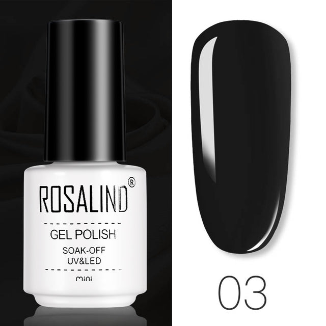 ROSALIND 7ML Nail Gel Polish Hybrid Varnishes All For Manicure Nails Art Base Top Coat UV Lamp Vernis Semi Permanent Varnishes