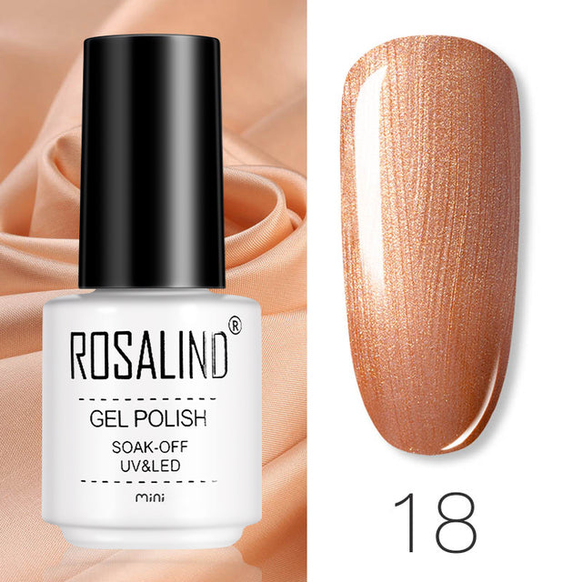 ROSALIND 7ML Nail Gel Polish Hybrid Varnishes All For Manicure Nails Art Base Top Coat UV Lamp Vernis Semi Permanent Varnishes