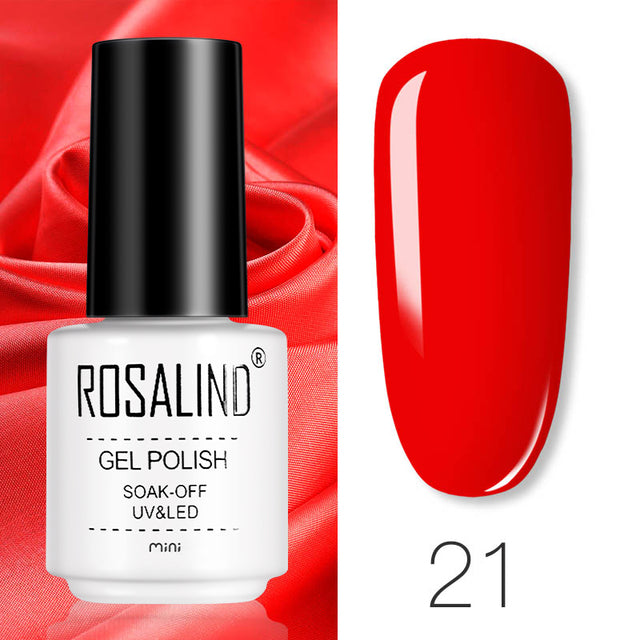 ROSALIND 7ML Nail Gel Polish Hybrid Varnishes All For Manicure Nails Art Base Top Coat UV Lamp Vernis Semi Permanent Varnishes