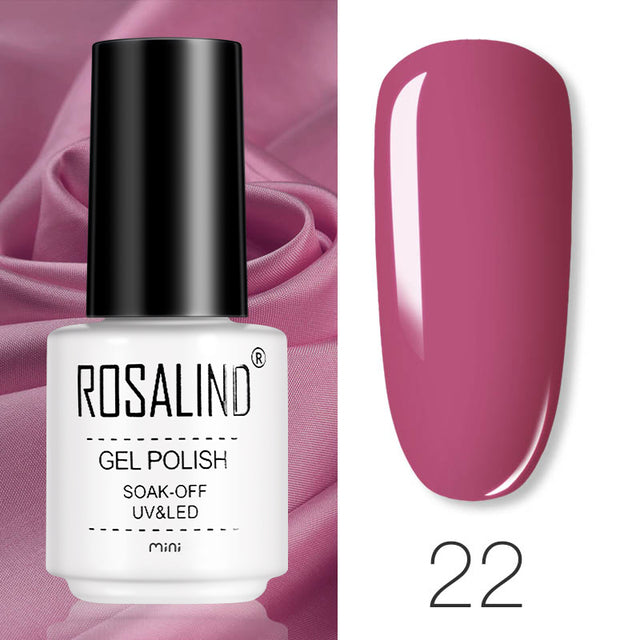 ROSALIND 7ML Nail Gel Polish Hybrid Varnishes All For Manicure Nails Art Base Top Coat UV Lamp Vernis Semi Permanent Varnishes