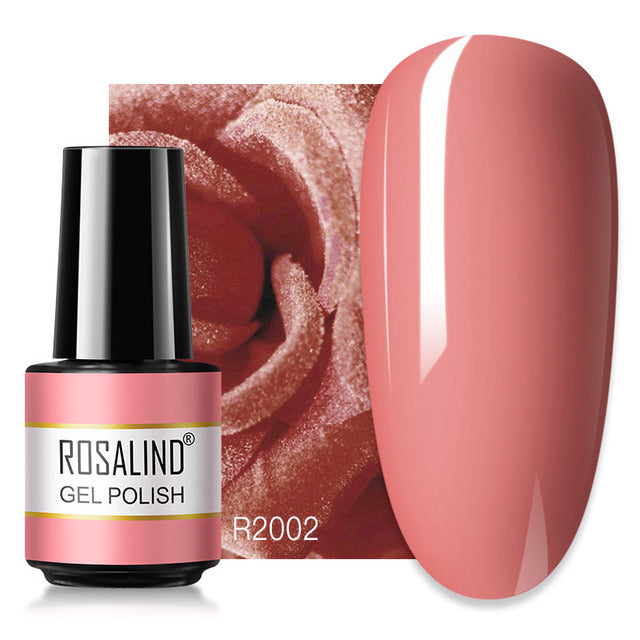 ROSALIND 7ML Nail Gel Polish Hybrid Varnishes All For Manicure Nails Art Base Top Coat UV Lamp Vernis Semi Permanent Varnishes