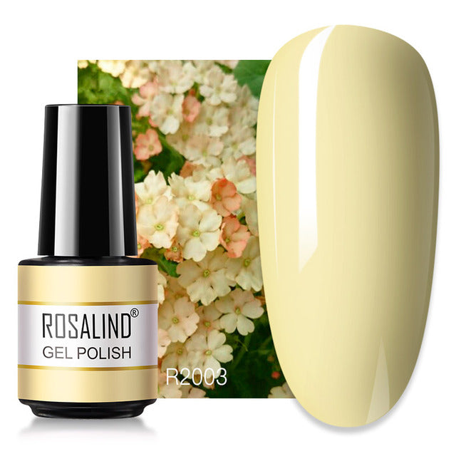 ROSALIND 7ML Nail Gel Polish Hybrid Varnishes All For Manicure Nails Art Base Top Coat UV Lamp Vernis Semi Permanent Varnishes