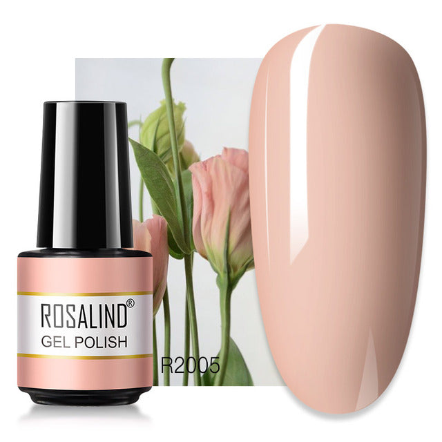 ROSALIND 7ML Nail Gel Polish Hybrid Varnishes All For Manicure Nails Art Base Top Coat UV Lamp Vernis Semi Permanent Varnishes