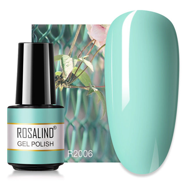 ROSALIND 7ML Nail Gel Polish Hybrid Varnishes All For Manicure Nails Art Base Top Coat UV Lamp Vernis Semi Permanent Varnishes