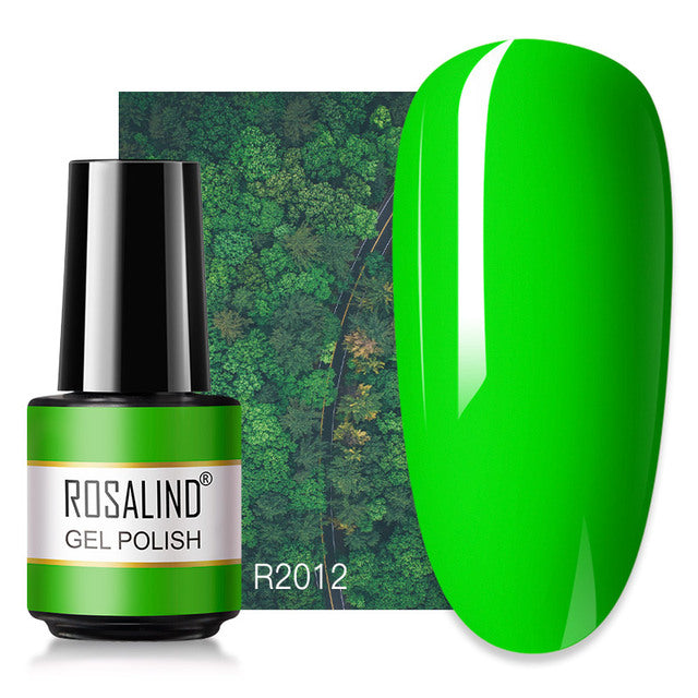 ROSALIND 7ML Nail Gel Polish Hybrid Varnishes All For Manicure Nails Art Base Top Coat UV Lamp Vernis Semi Permanent Varnishes