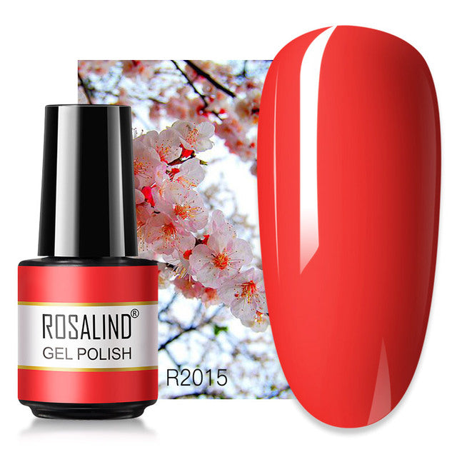 ROSALIND 7ML Nail Gel Polish Hybrid Varnishes All For Manicure Nails Art Base Top Coat UV Lamp Vernis Semi Permanent Varnishes