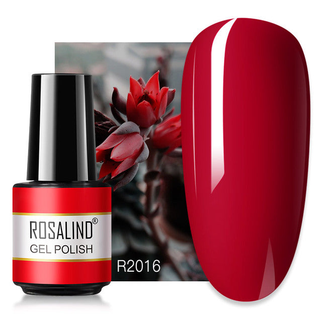 ROSALIND 7ML Nail Gel Polish Hybrid Varnishes All For Manicure Nails Art Base Top Coat UV Lamp Vernis Semi Permanent Varnishes