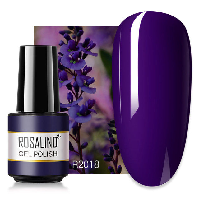 ROSALIND 7ML Nail Gel Polish Hybrid Varnishes All For Manicure Nails Art Base Top Coat UV Lamp Vernis Semi Permanent Varnishes