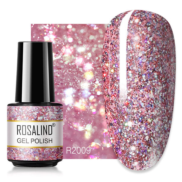 ROSALIND 7ML Nail Gel Polish Hybrid Varnishes All For Manicure Nails Art Base Top Coat UV Lamp Vernis Semi Permanent Varnishes