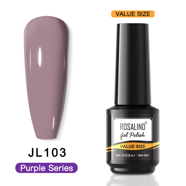 ROSALIND 7ML Nail Gel Polish Hybrid Varnishes All For Manicure Nails Art Base Top Coat UV Lamp Vernis Semi Permanent Varnishes