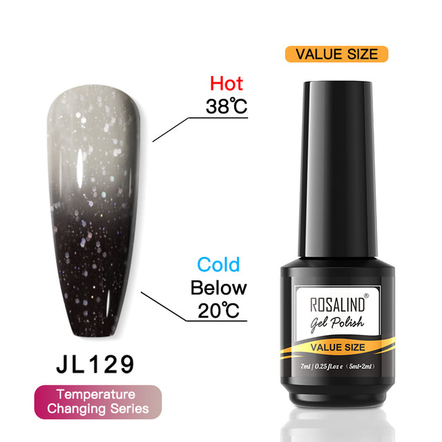 ROSALIND 7ML Nail Gel Polish Hybrid Varnishes All For Manicure Nails Art Base Top Coat UV Lamp Vernis Semi Permanent Varnishes