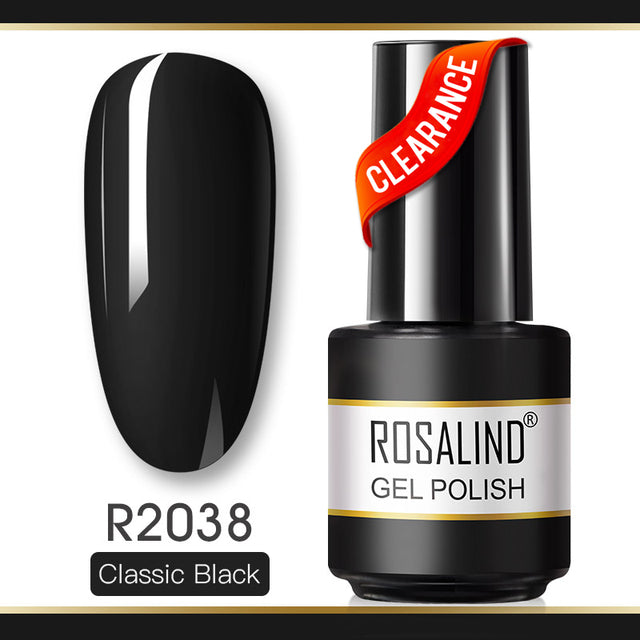 ROSALIND 7ML Nail Gel Polish Hybrid Varnishes All For Manicure Nails Art Base Top Coat UV Lamp Vernis Semi Permanent Varnishes