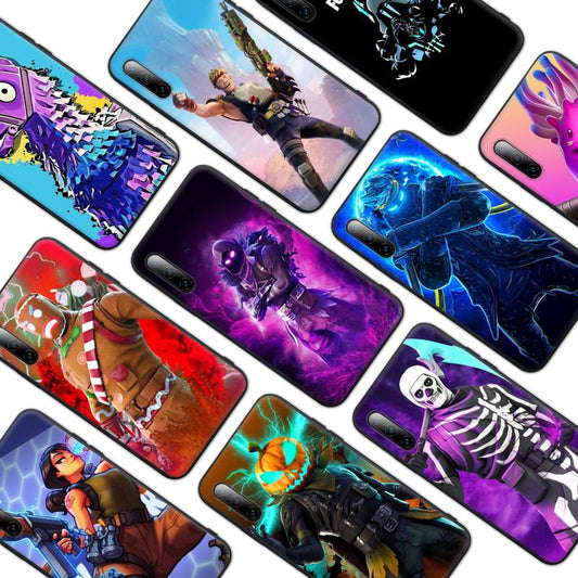 Handyhüllen für Samsung - Silikon Case für Samsung J5 J7 2016 J6 J4 Note 10 Plus Lite 9 8 20 Ultra - FORTNITE Design