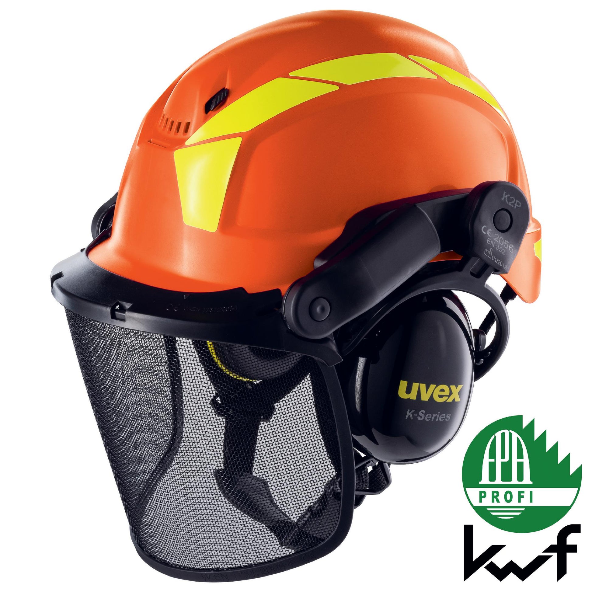 uvex pheos forestry Schutzhelm orange- Schutzhelm für Forstarbeit9