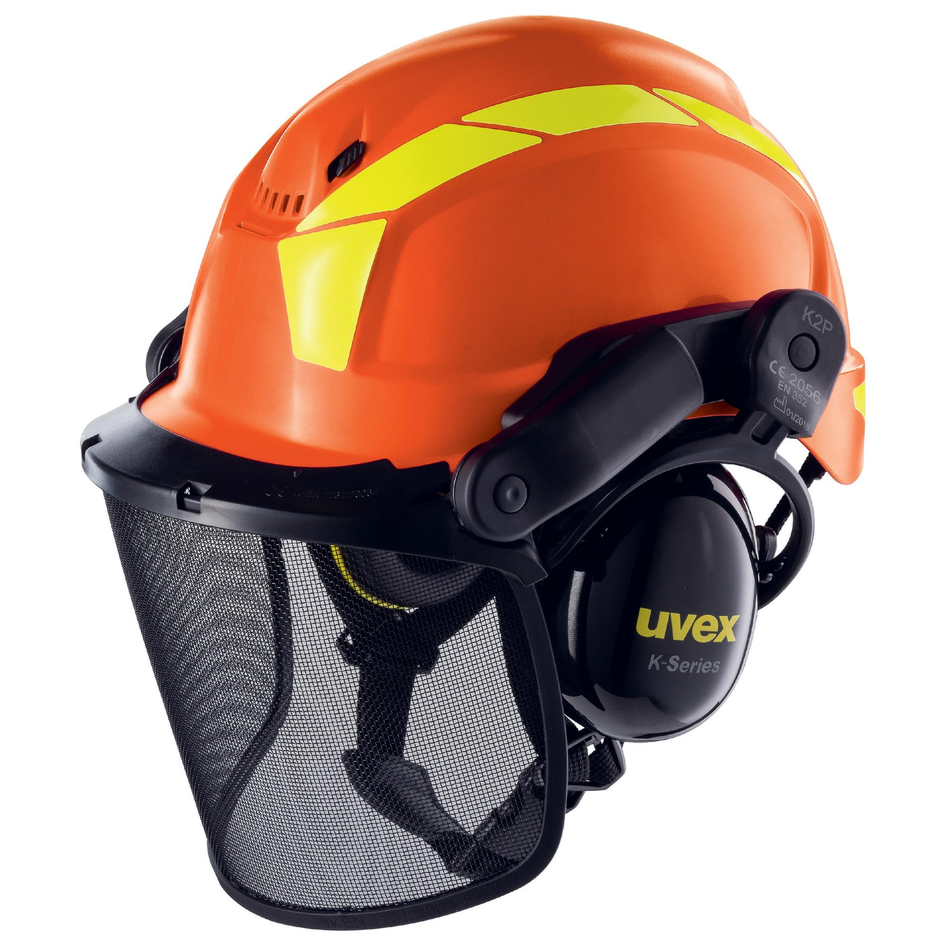 uvex pheos forestry Schutzhelm orange- Schutzhelm für Forstarbeit10